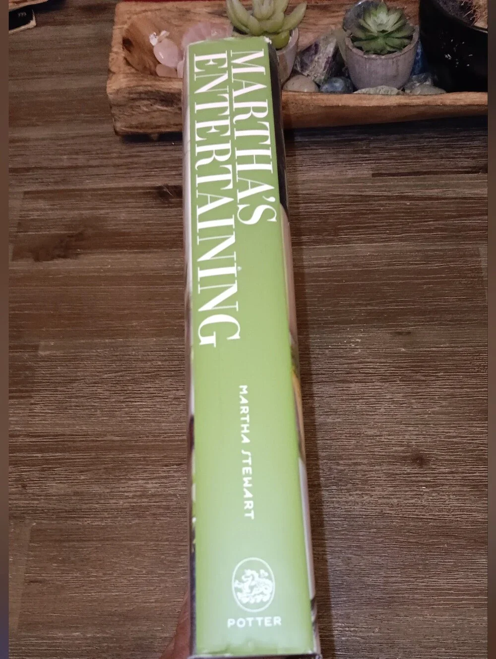 Martha Stewart Entertaining Hardcover - Green Cover with White Table Setting